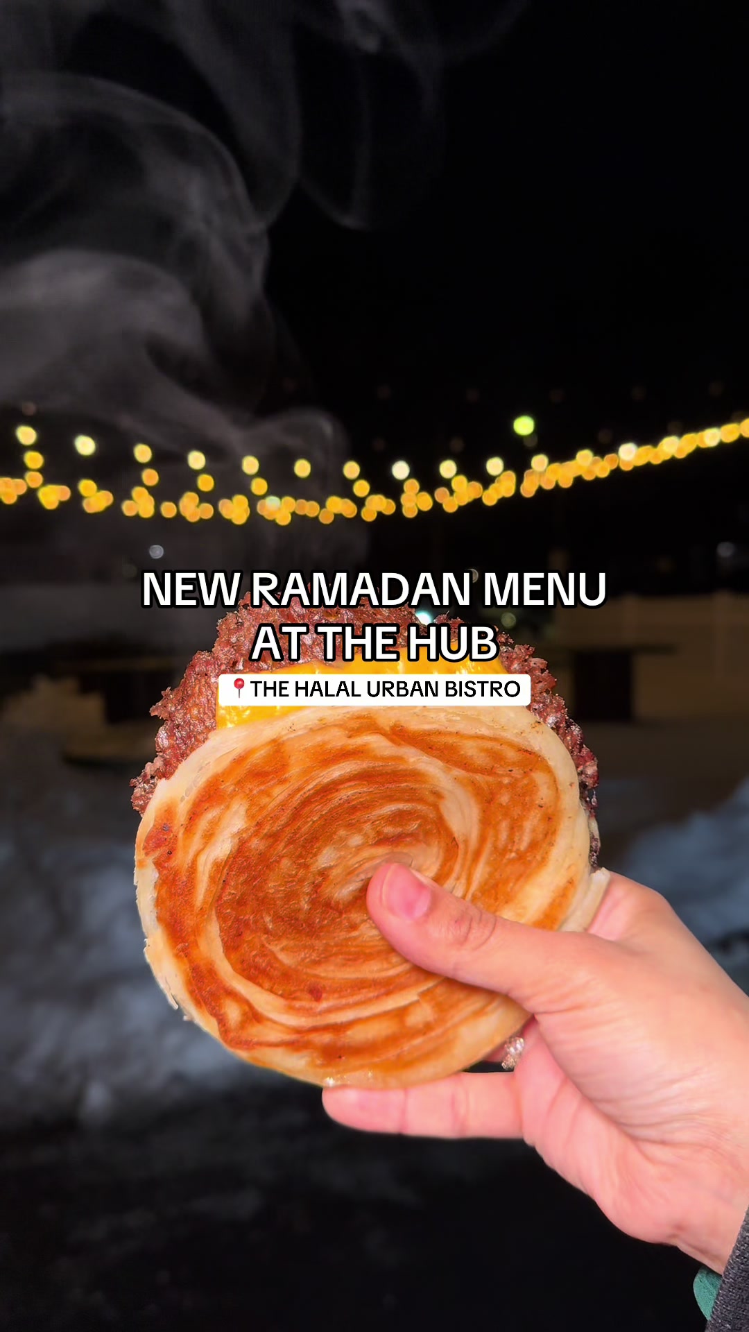 Ramadan Menu at The HUB 🌙🥞🍔 📍The Halal Urban Bistro aka THE HUB (@thehalalurbanbistro ) 235-20 Hillside Ave., Queens, NY 11427 *Please note: this is a food truck and they have heated outdoor seating available! Items Featured: • Pancake Platters (Chocolate Chip & Tres Leches) • The Hub Stack • Viral Lacha Paratha Burger • Dad’s Egg in Lacha Paratha • Breakfast Burrito • Smashed Maple Egg Salad • Dad’s Egg Salad • Tres Leches Pancakes • Smashed Maple Loaded Fries / Tater Tots • Karak Chai • Belgian Hot Chocolate Give it a try & enjoy!