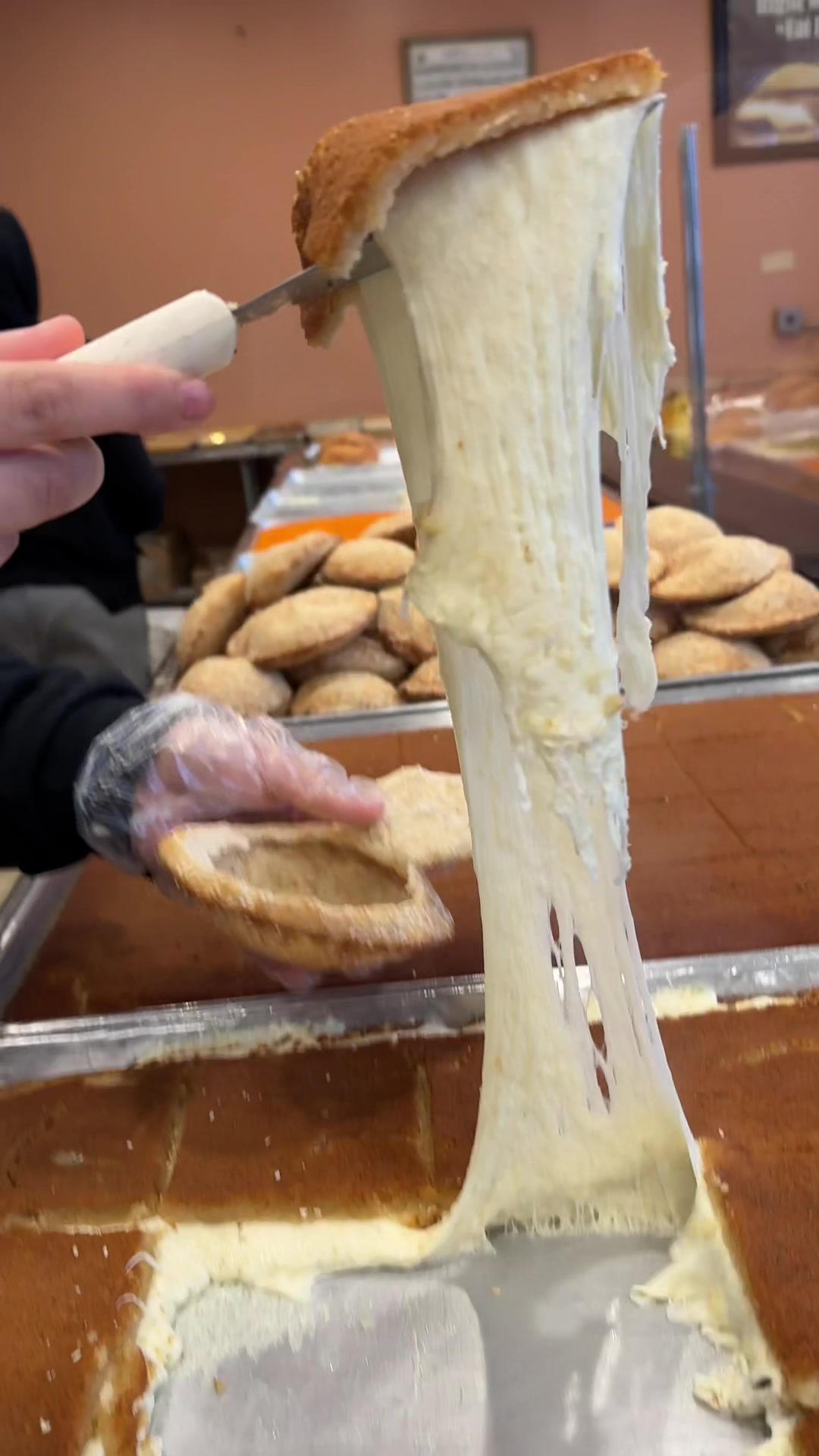 @lebonsweets Lebanese 🇱🇧Kunafa This kunafa is consisted of Hollow Sesame bread Dome filled with layers of their famous melted cheese and fine baked crust. @lebonsweets does ship their kunafa Nationwide 🇺🇸 #fyp #foryou #kunafa #kunafas #cheesepull #lebanon #lebanon🇱🇧 #libnan #dearborn #dearbornmi #dearbornmichigan #michigan #yummy #yummyfood