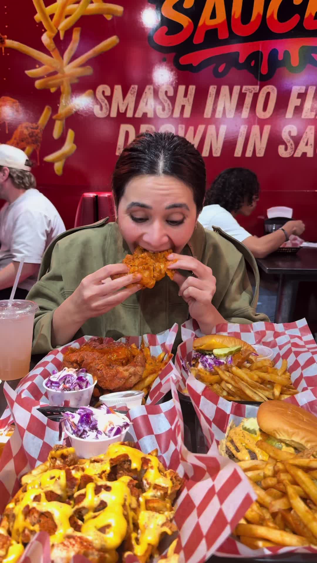 Exploring one more Halal Food Spot 📍 @SMASHED N SAUCED did not disappoint. Juicy Smashed Burgers, chicken sandwiches, chicken tenders, load fries & dessert 🍮 📍12129 Ranch Rd 620 N #448 Austin Tx, 78750 #halalfood #foodiesoftiktok #atx #austinhalal