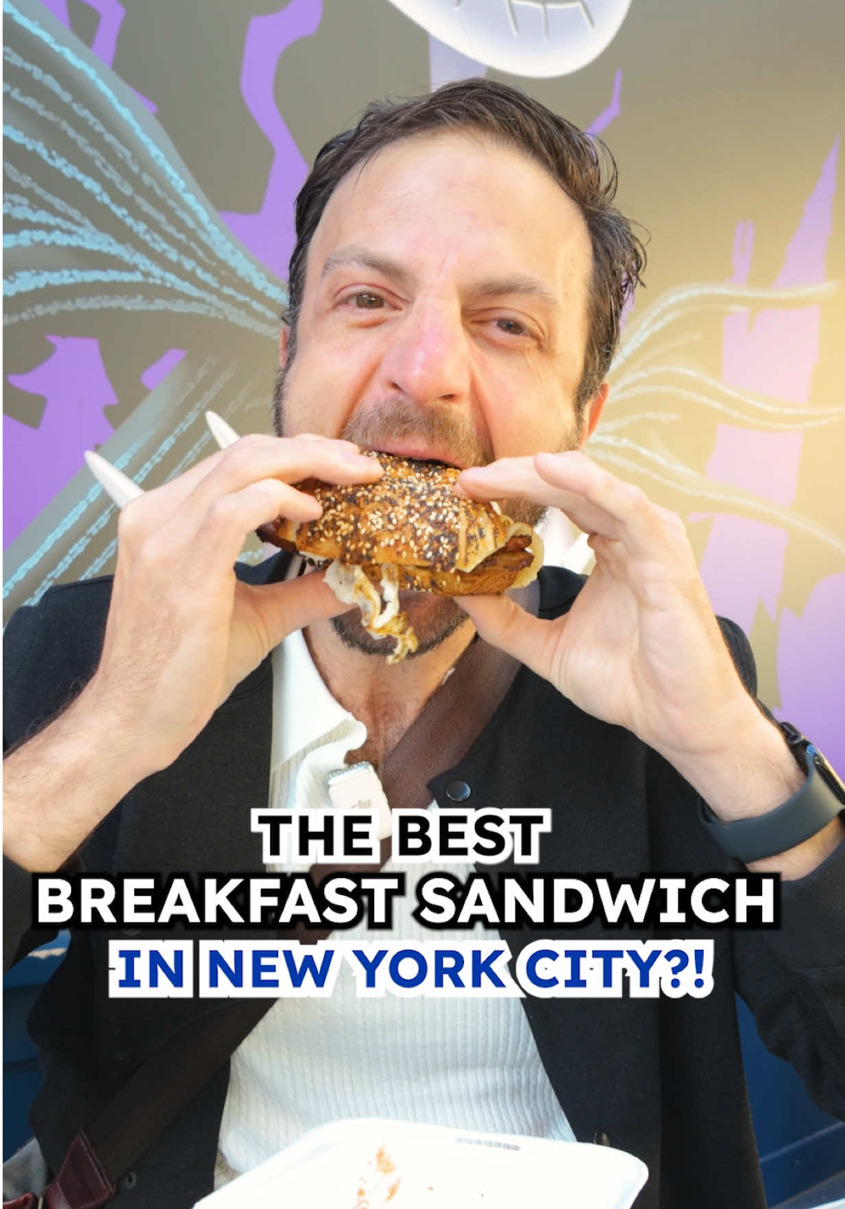 omg the cream cheese in there!! #nycfood #breakfastsandwich #croissant

I'm at @Daily Provisions in new York city eating their everything croissant breakfast sandwich and blueberry lemon muffin