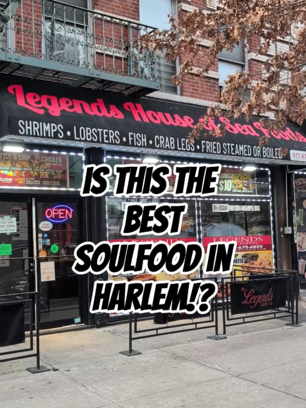 Trying out some of the best Soulfood and Seafood in Harlem! @legendson5thave Located at 2252 5th Ave, New York, NY 10037 #harlem #seafood #soulfood #foodreview #nyc