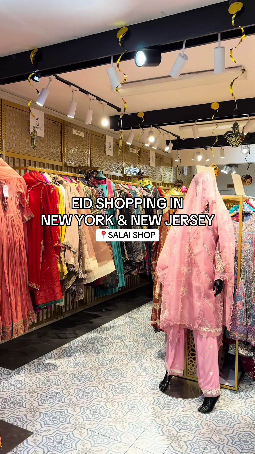 Eid Shopping from Salai Shop 🛍️🇵🇰✨ 📍Salai Shop @Salaishop 121 S Broadway, Hicksville, NY 11801 742 US-46, Parsippany, NJ 07054 Website: https://salaishop.com Show this video at checkout to get 10% OFF! Salai Shop is the only authorized retailer for Pakistani designers like Agha Noor, Sapphire, Baroque & more. They’ve got it all! Lawn 3-piece suits start at $49.99, girls suits start at $20, and mens kurtas are under $30. Get Eid shopping done for the whole fam! Definitely check out the new Eid arrivals before they sell out. ❤️