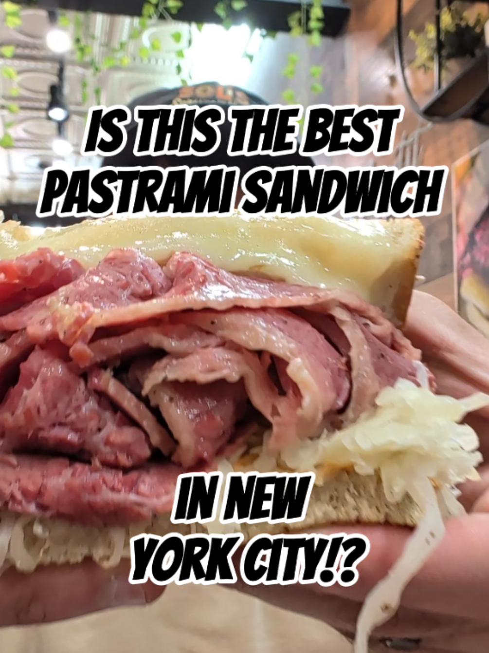 Wanna know a secret? Soli’s got you. A Jewish deli that’s now 100% halal? 🥪 Ok, sign me up. @David's Brisket House and Deli 📍 David’s Brisket House - 533 Nostrand Ave, Brooklyn, NY 11216, United States Here’s what we grabbed 👇 🥩 Pastrami Sandwich 🍖 Brisket Sandwich 🥪 Corned Beef Reuben 🥤 Palestina Soda If you’re hunting for some solid halal comfort food in NYC, make your way to David’s Brisket House ASAP. Secrets out. Follow for more secrets like this 🔥 . . #nyc #pov #halal #fyp #brooklyn