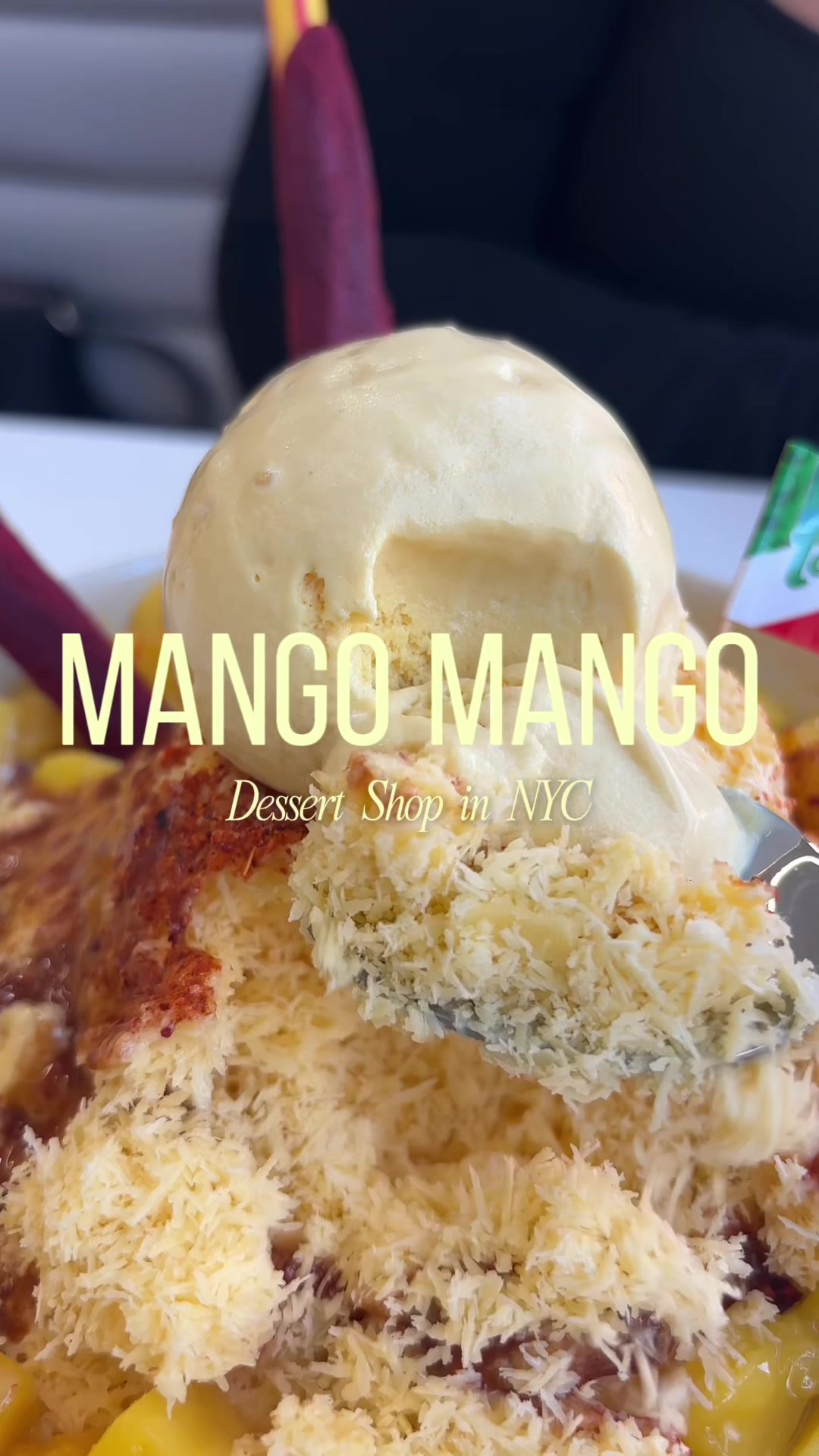 Brooklyn’s sweet tooth check ✅ Sunset Park’s @mangomangodessertusa is serving tropical cravings in every bite 🥭✨

What we ordered 🍧:
☁️ Mango Snowcloud with Tajín = sweet, spicy, and refreshing
🍪 Waffle Ice Cream Sandwich = crunchy + creamy perfection
🍚🥭 Mango Coconut Sticky Rice with Ice Cream = comfort meets paradise

The best part? There are multiple Mango Mango locations across NYC—so you don’t have to travel far for your next mango fix 💛

#MangoMango
#NYCFoodieFinds
#BrooklynEats
#DessertTok
#SweetTreats 