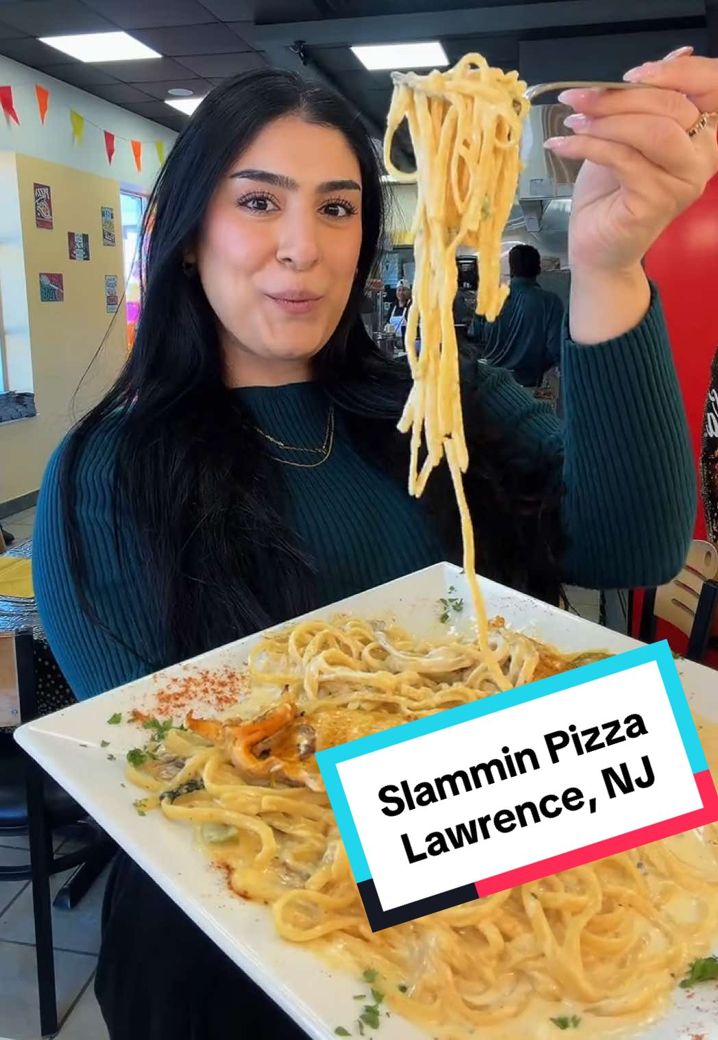 Slammin Pizza is now open in Lawrence, New Jersey! 🍕 They’re HMS certified halal and the food is so good - NO FLOP on the pizza! • Use code MARIAM for 16% off your total order (through the end of February, in-person only) • • • Hey, I’m Mariam, a local NJ girlie visiting the best New Jersey restaurants, New Jersey date night spots, things to do in NJ, and New Jersey work from home coffee shops 🫶🏼 wanderingforeats #njeats #njrestaurants #thingstodoinnj thingstodoinnewjersey #njpizza #njhalalfood