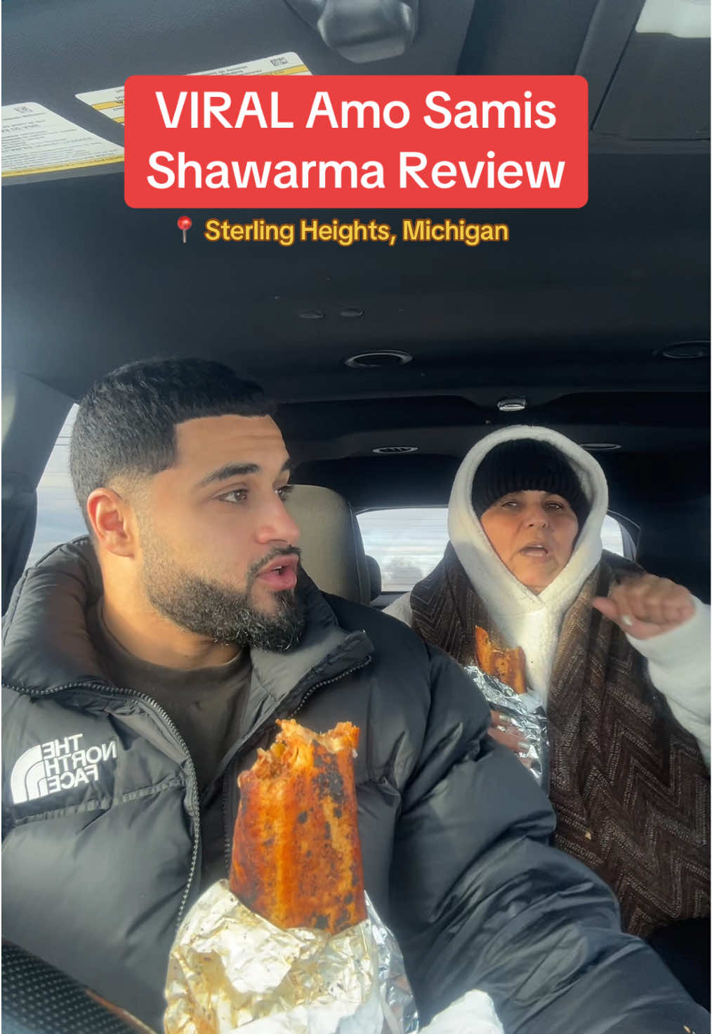 Amo Sami’s Crispy Shawarma Review with @MamaCrispy @Amo Sami’s Shawarma #fyp #amosamis #shawarma #sterlingheights #michigan 