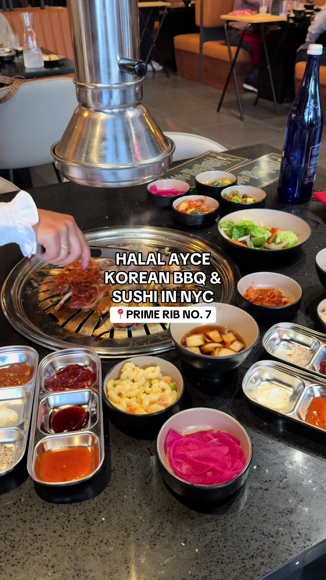 CORRECTION: the restaurant name is prime no. 7!!! Halal AYCE Korean BBQ & Sushi in NYC 🍖🍣 📍Prime No. 7 34-19 Steinway St, Astoria, NY 11101 PLEASE MAKE RESERVATIONS! Since this has been a highly anticipated restaurant, the demand is crazy. Make sure you reserve a table before going. Give it a try & enjoy!