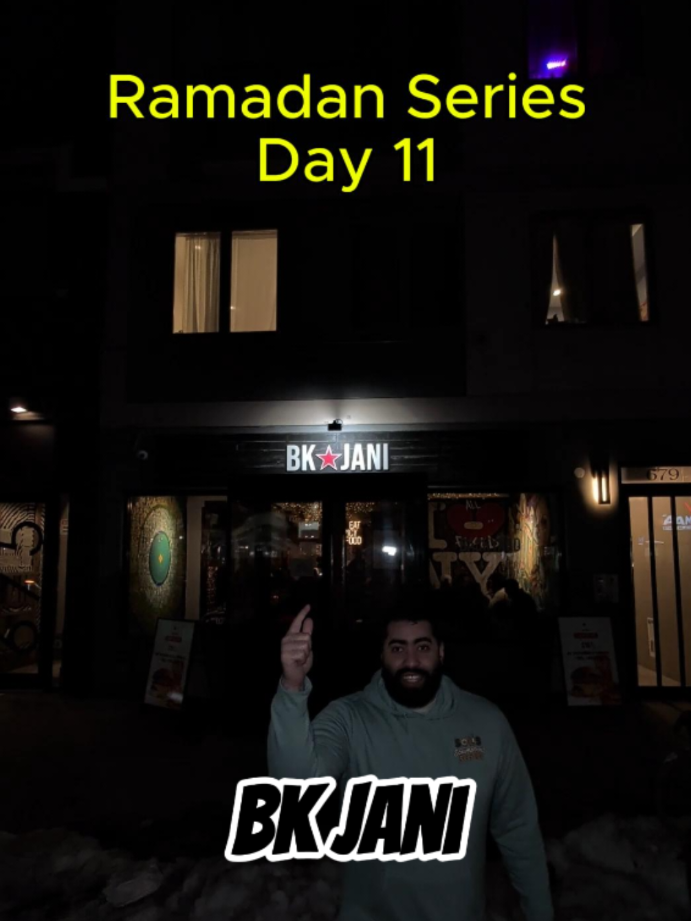 🟢 Day 11 of my Ramadan Series where I'm trying a Muslim owned business every single day! Today we're at @bkjani Located at 679 Grand St, Brooklyn, NY 11211 #halal #iftar #ramadan #pakistani #burger
